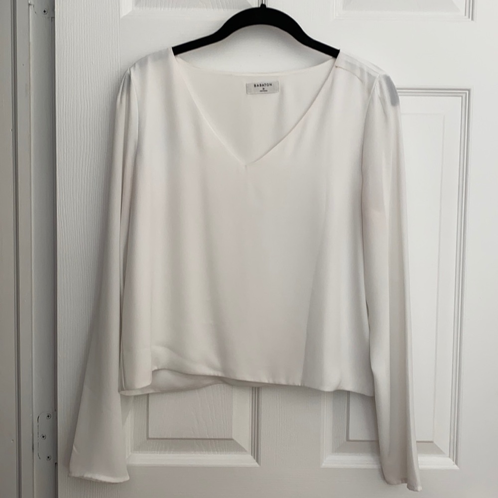 Simple white blouse